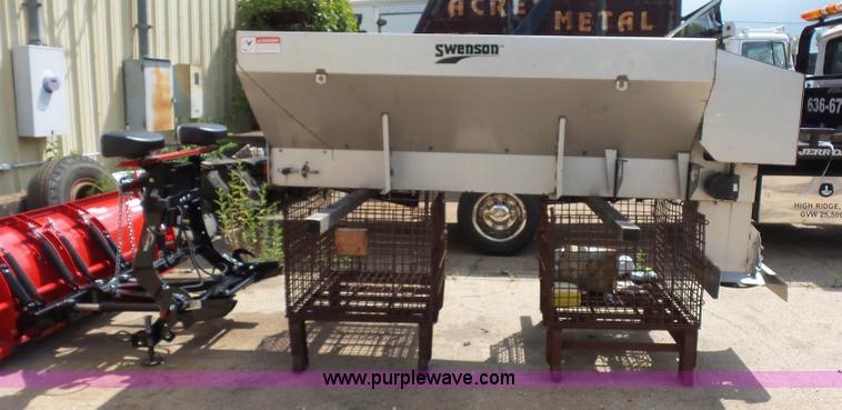 image for item BS9654 Salt spreader and snow plow