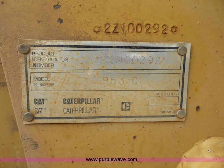 image for item BS9657 1996 Caterpillar 953C track loader
