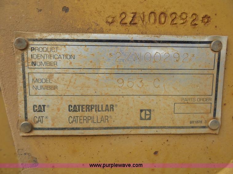 image for item BS9657 1996 Caterpillar 953C track loader