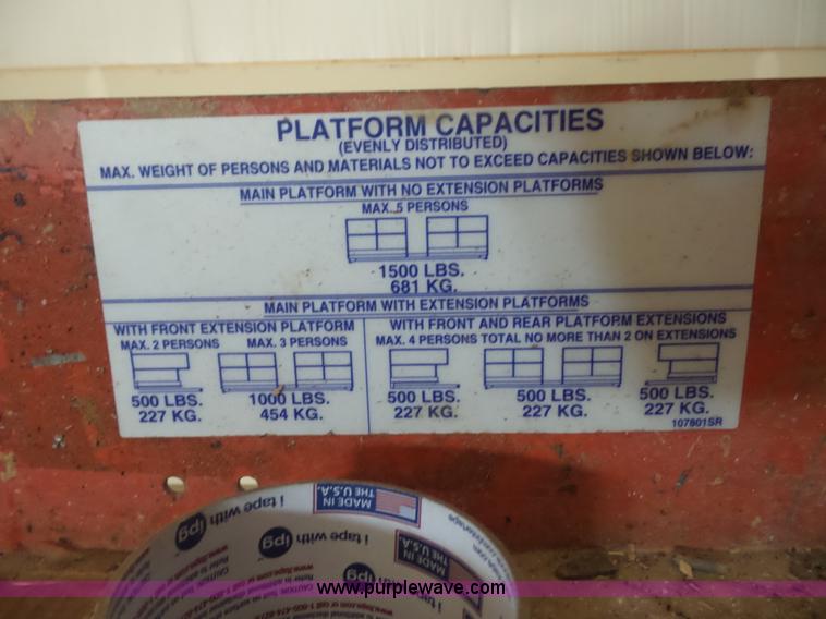 image for item BS9658 Skyjack SJ7027 scissor lift