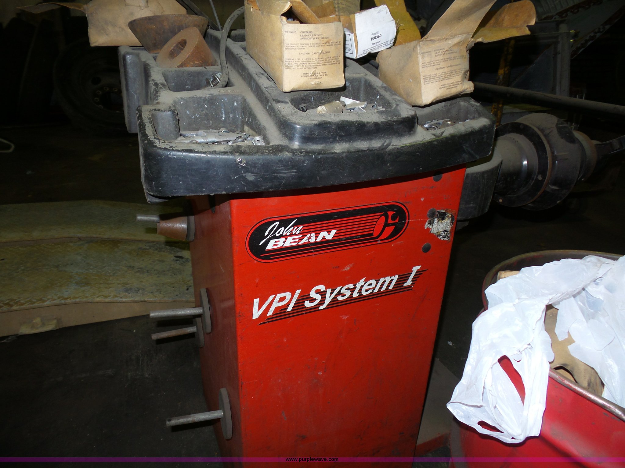 John Bean VPI System I tire balancer in High Ridge, MO Item BS9547