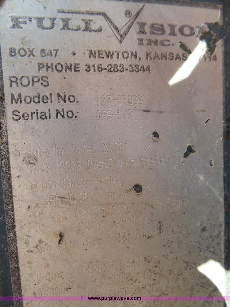 image for item BM9696 Kubota B9200 MFWD tractor