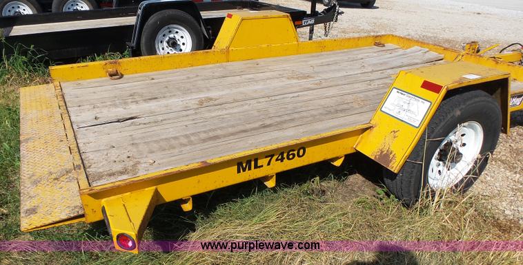 image for item BM9700 2008 Redi Haul ML7460 tilt deck trailer