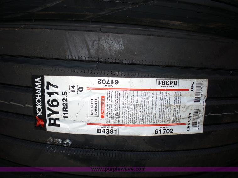 image for item BS9597 (4) Yokohama 11R22.5 tires