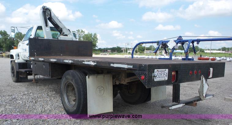 image for item BZ9615 1994 Chevrolet Kodiak flatbed truck