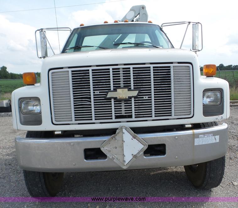image for item BZ9615 1994 Chevrolet Kodiak flatbed truck
