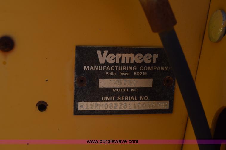 image for item CB9060 2001 Vermeer V5750 trencher