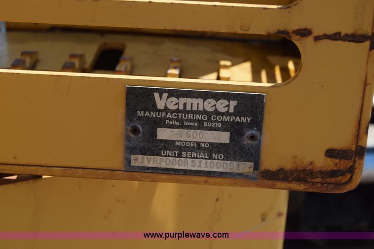 image for item CB9060 2001 Vermeer V5750 trencher
