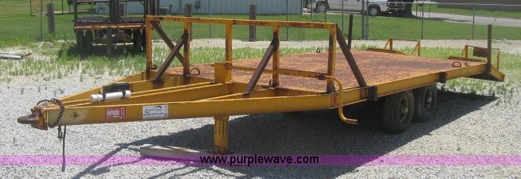 image for item J2778 1984 shop built equipment trailer