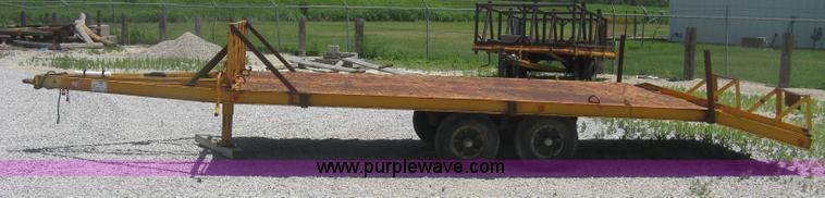 image for item J2778 1984 shop built equipment trailer