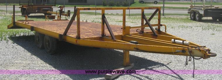 image for item J2778 1984 shop built equipment trailer