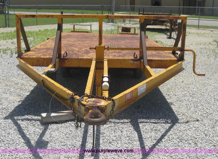 image for item J2778 1984 shop built equipment trailer