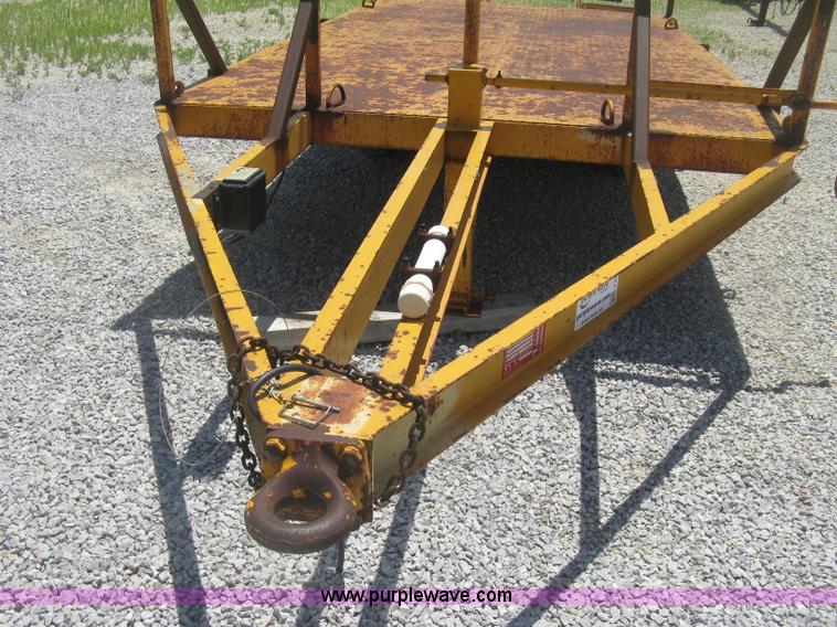 image for item J2778 1984 shop built equipment trailer