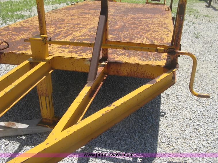 image for item J2778 1984 shop built equipment trailer