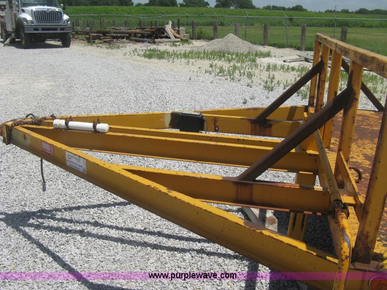 image for item J2778 1984 shop built equipment trailer