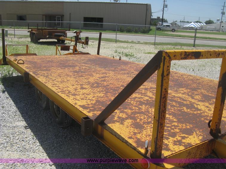 image for item J2778 1984 shop built equipment trailer