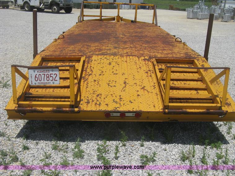image for item J2778 1984 shop built equipment trailer