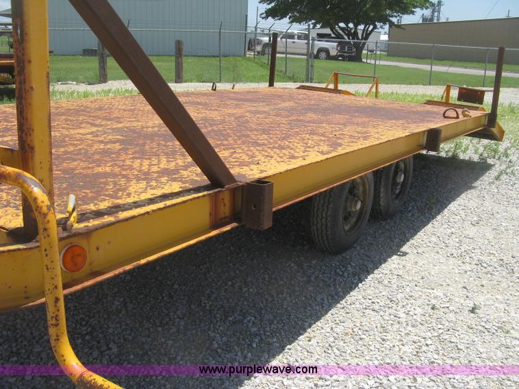 image for item J2778 1984 shop built equipment trailer