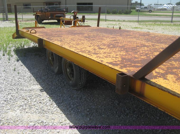 image for item J2778 1984 shop built equipment trailer