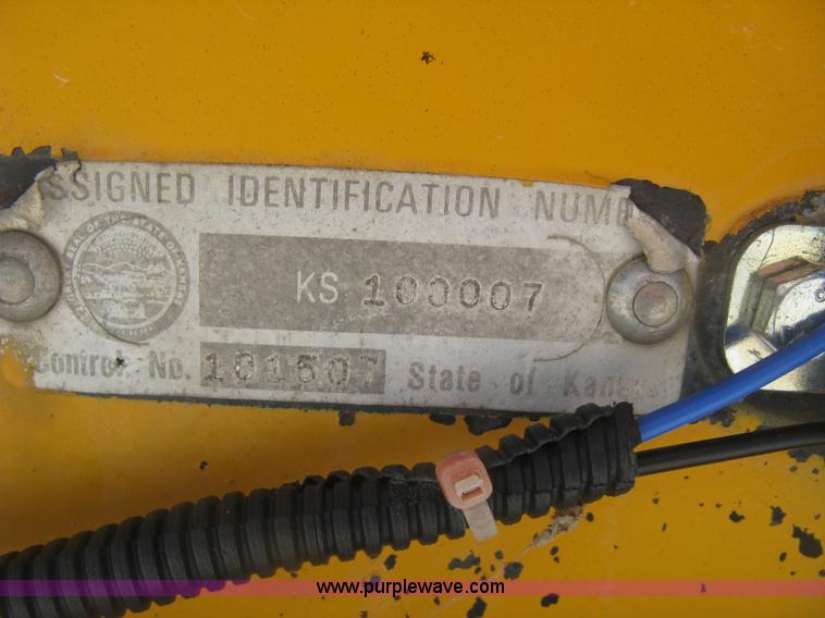 image for item J2778 1984 shop built equipment trailer