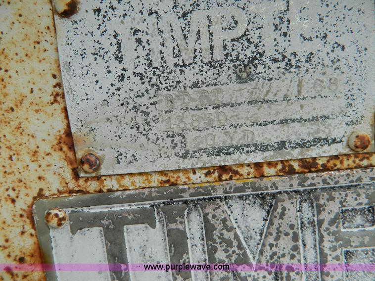 image for item J5125 1968 Tempte BD2T bottom dump trailer