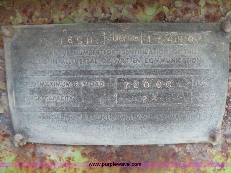 image for item J5477 1964 Terex S-24 water wagon