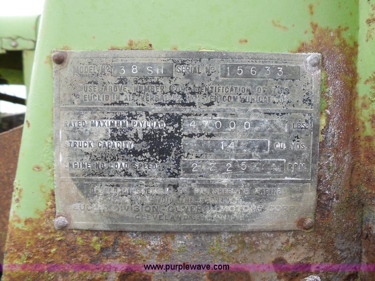 image for item J5478 1962 Terex TS14 water wagon