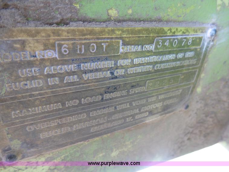 image for item J5478 1962 Terex TS14 water wagon