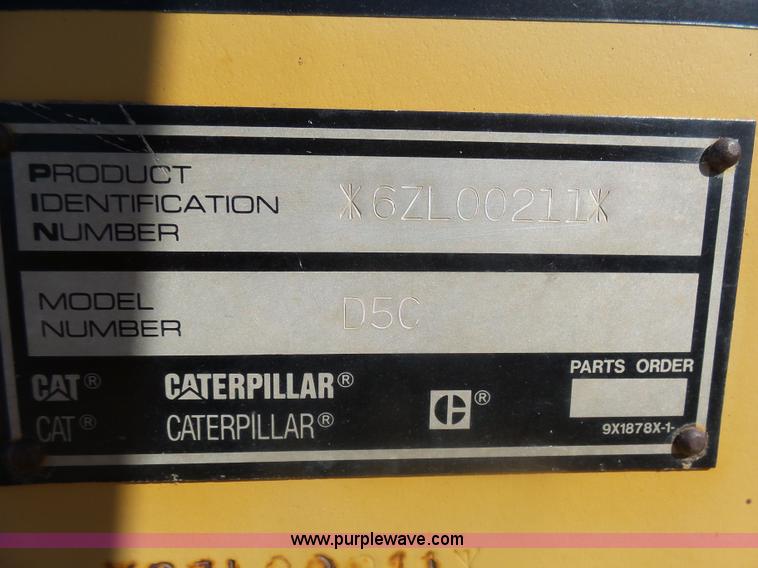 image for item J5498 1994 Caterpillar D5C LGP Series III dozer