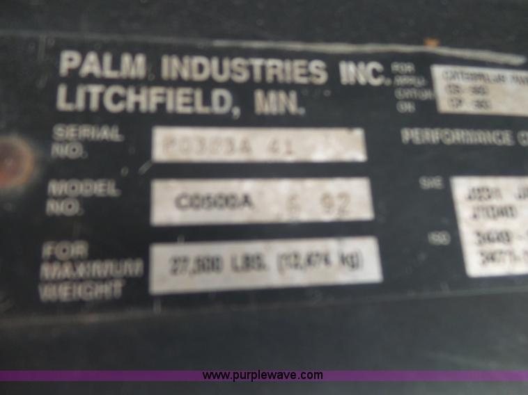 image for item K1173 1993 Caterpillar CS-563 single drum roller