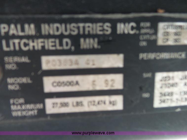 image for item K1173 1993 Caterpillar CS-563 single drum roller