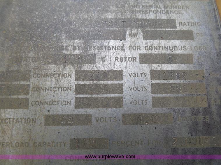 image for item K1178 Caterpillar generator
