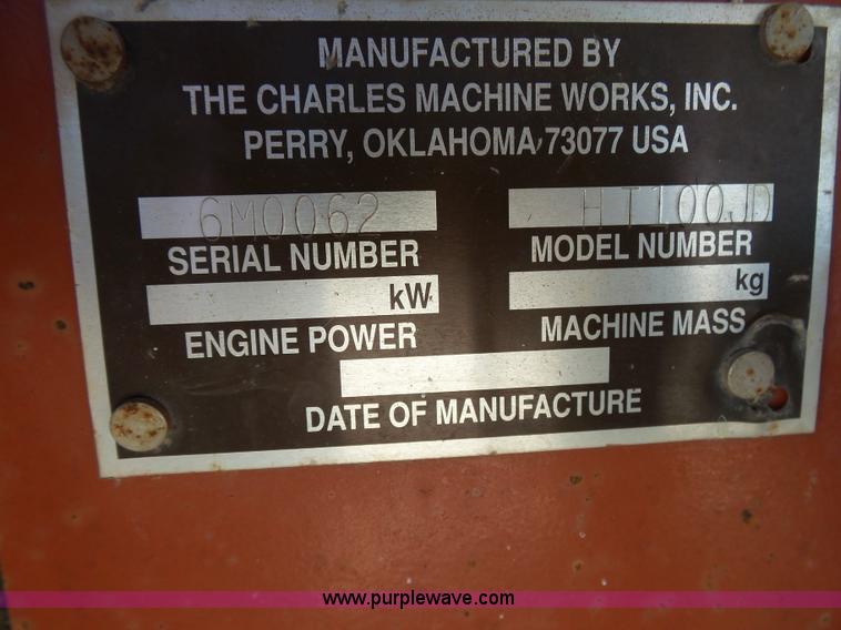 image for item K1182 1995 Ditch Witch HT100 rock saw