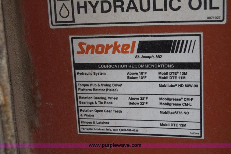 image for item K2931 Snorkel ATB60 boom lift