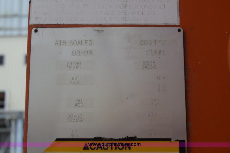 image for item K2931 Snorkel ATB60 boom lift