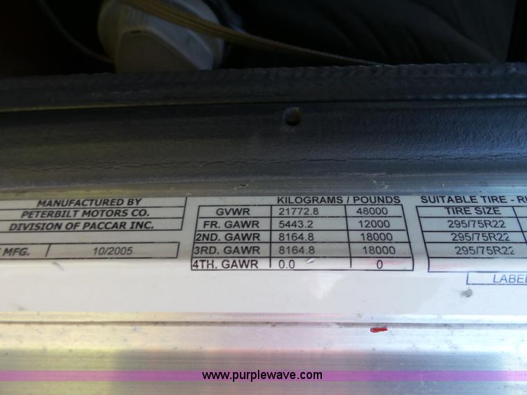 image for item K3133 2006 Peterbilt 379 semi truck