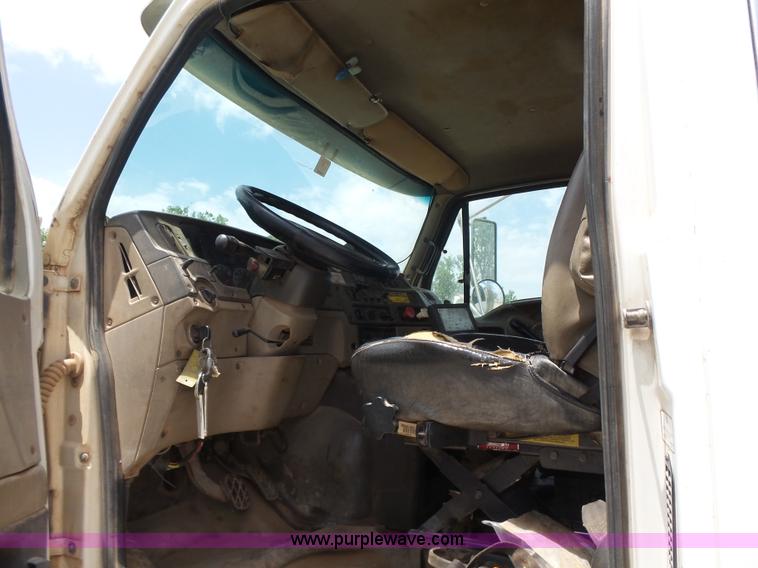 image for item K3175 2005 Sterling flatbed truck with knuckle boom