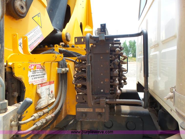 image for item K3175 2005 Sterling flatbed truck with knuckle boom