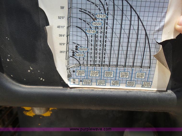 image for item K3175 2005 Sterling flatbed truck with knuckle boom