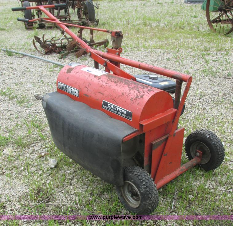 image for item K4098 Kwik Trench KT1200 wheel trencher