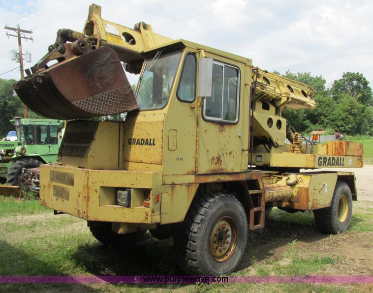 image for item K4101 Gradall G3WD rubber tired excavator