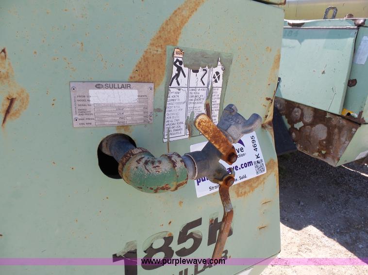 image for item K4695 2004 Sullair 185H air compressor