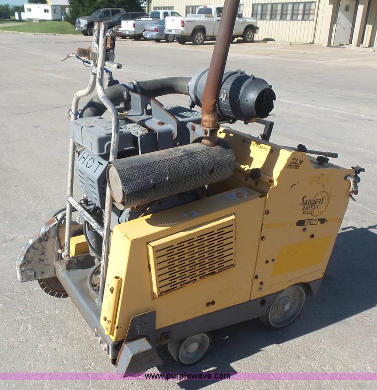 Sanders SS7060 concrete saw in Topeka, KS Item K4709 sold Purple Wave