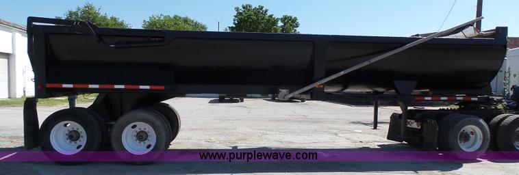 image for item K5340 2002 CTS end dump trailer