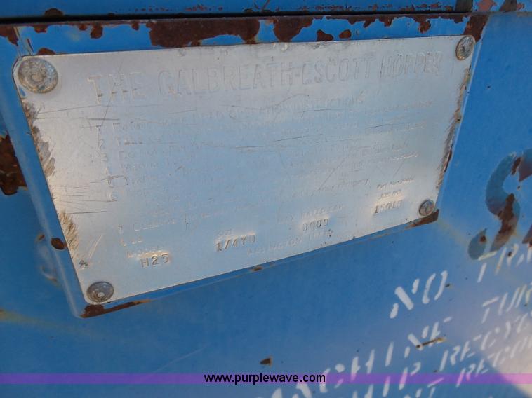 image for item K8400 (4) self dumping hopper