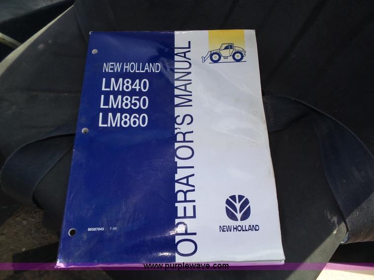 image for item K8404 2000 New Holland LM850 telehandler