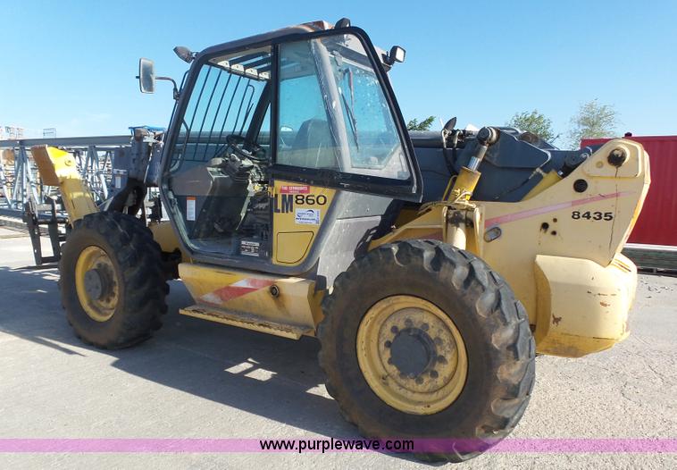 image for item K8405 2000 New Holland LM860 low profile telehandler