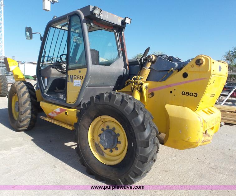 image for item K8406 New Holland LM860 low profile telehandler