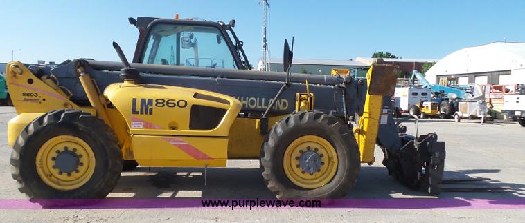 image for item K8406 New Holland LM860 low profile telehandler