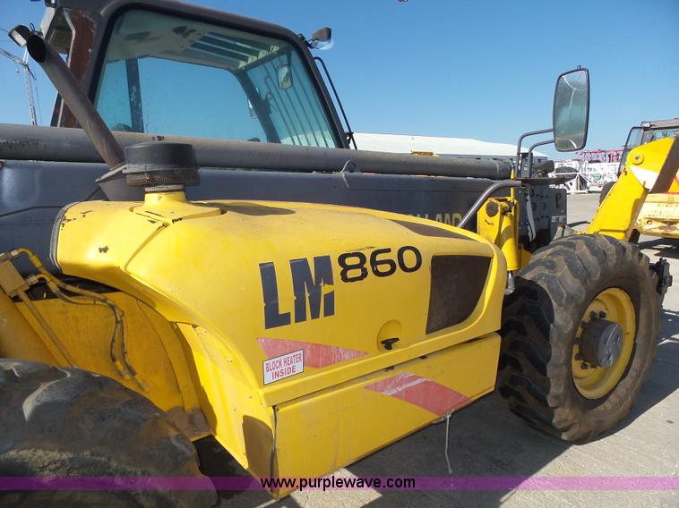 image for item K8406 New Holland LM860 low profile telehandler